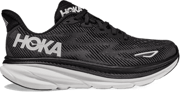 HOKA Clifton 9 - black white